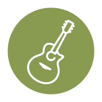 green guitar icon