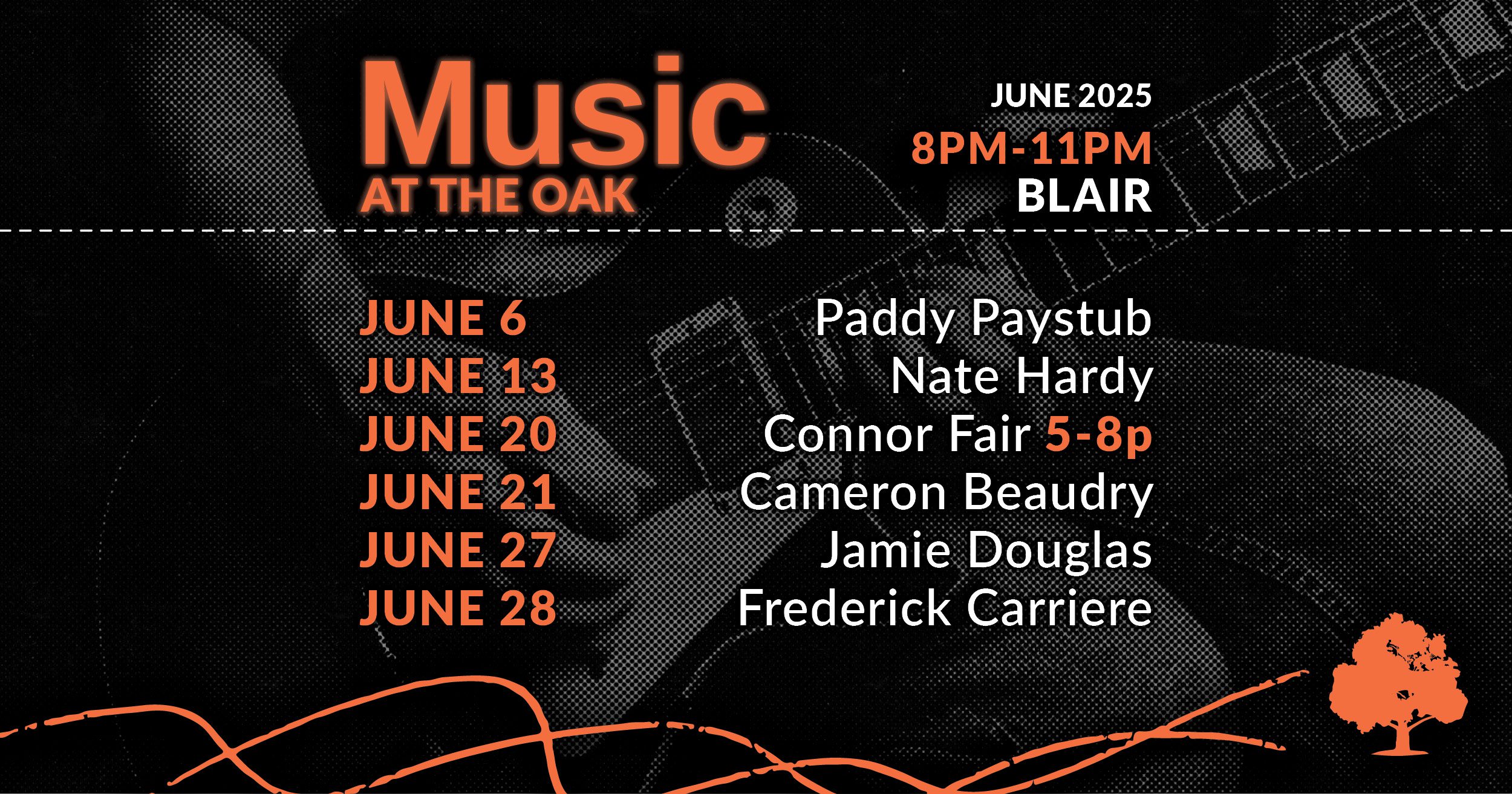 Live Music Blair - June 2025
